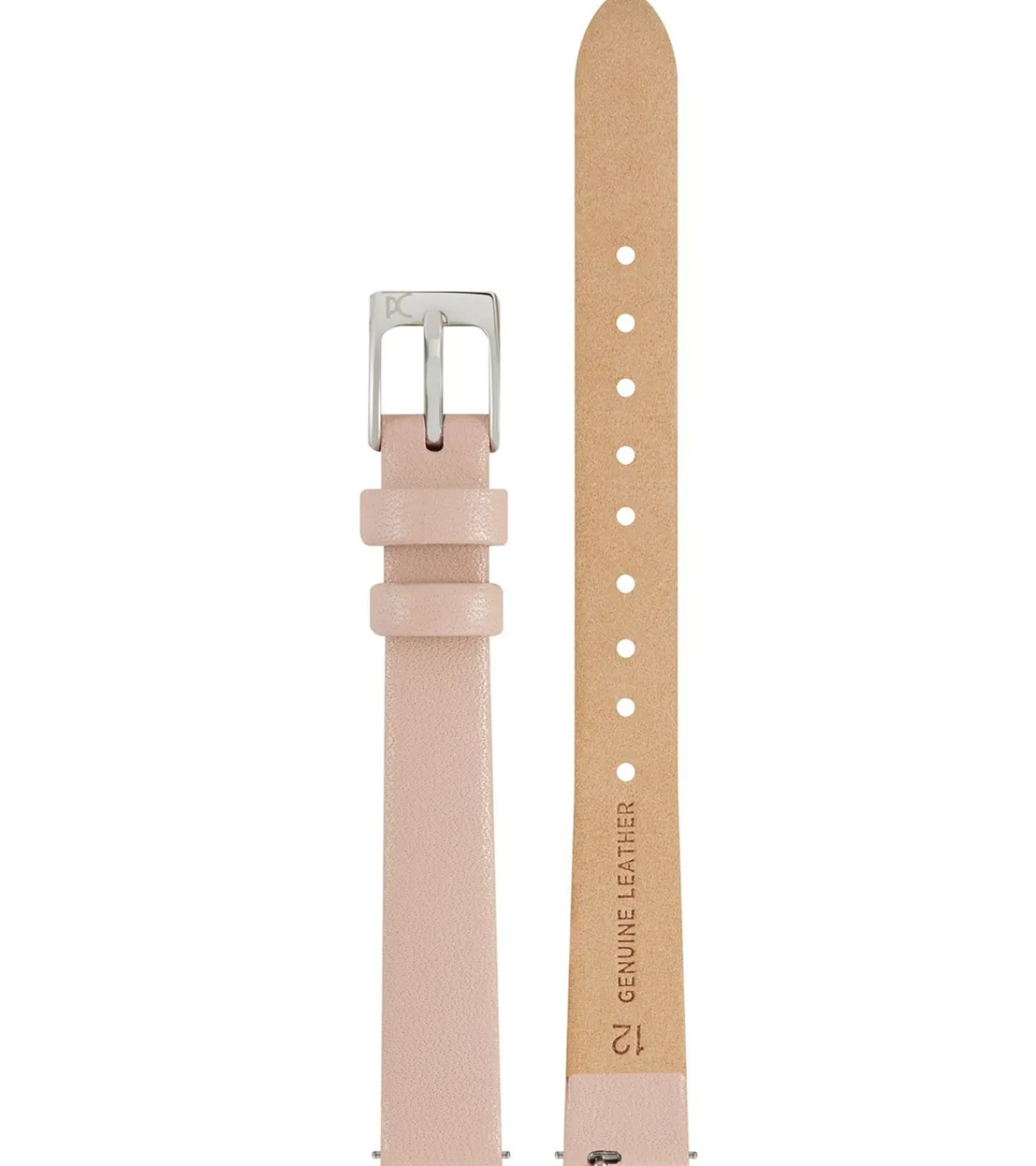 Damenuhren|Damenuhren*Pierre Cardin Damen Armband-Uhr Ziffernblatt analoge Quarz-Uhr mit Leder-Armband 3ATM 27mm CPI.2506 Rosa/Weiß/Silber