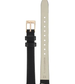 Damenuhren|Damenuhren*Pierre Cardin Damen Armband-Uhr Zweizeiger-Uhr analoge Quarz-Uhr mit Leder-Armband 3ATM 27mm CPI.2501 Schwarz/Rose-Gold