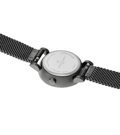 Damenuhren|Damenuhren*Pierre Cardin Damen Armband-Uhr Ziffernblatt mit silbernen Kreis-Details analoge Quarz-Uhr mit Edelstahl-Armband 3ATM 27mm CCM.0500 Grau