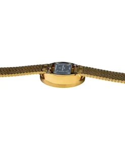 Damenuhren|Damenuhren*Pierre Cardin Damen Armband-Uhr schlichtes Ziffernblatt analoge Quarz-Uhr mit Edelstahl-Armband 3ATM 32mm CMA.0009 Gold/Schwarz