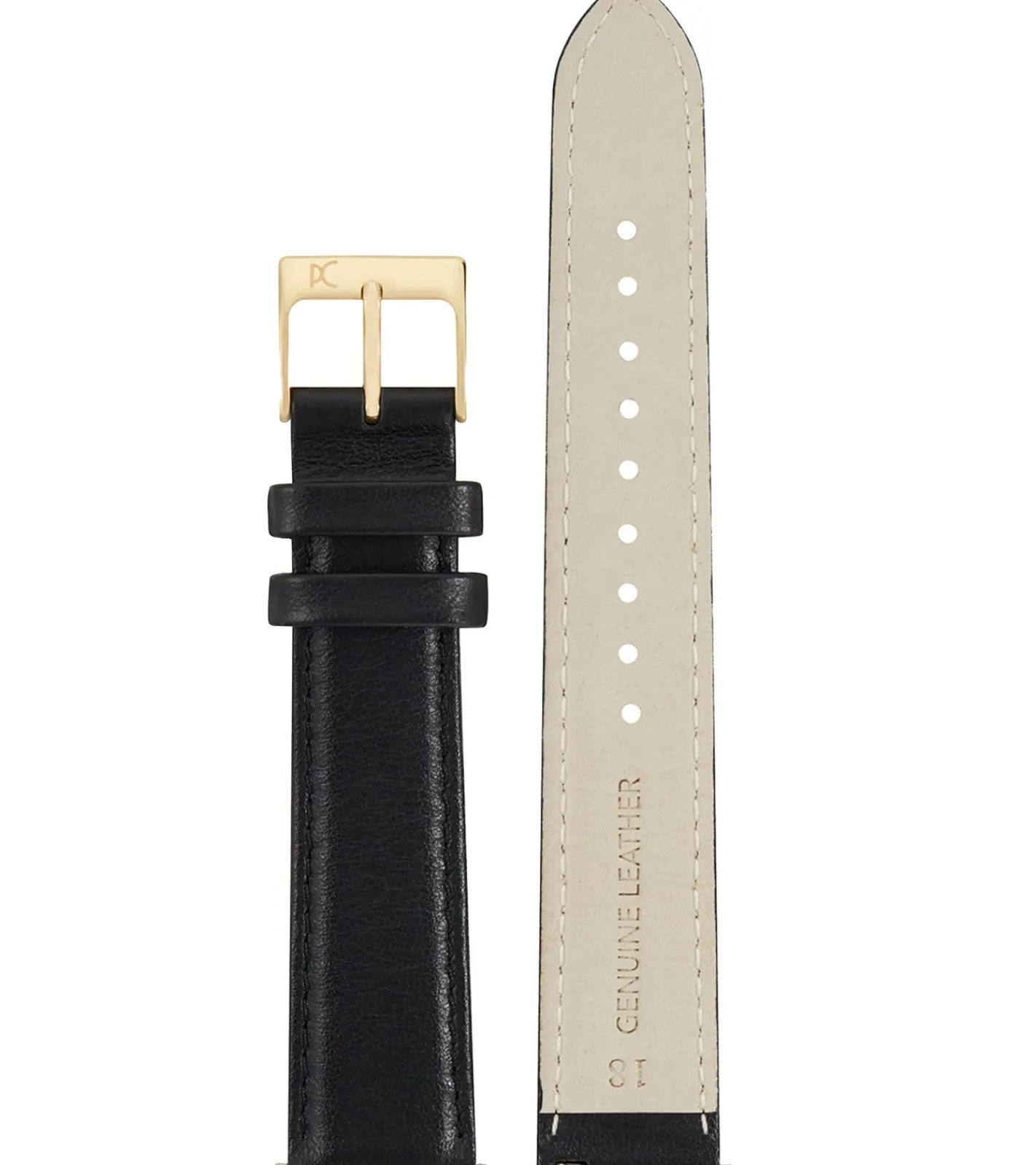 Herrenuhren|Herrenuhren*Pierre Cardin Herren analoge Quarz-Uhr mit Leder-Armband Armband-Uhr 3ATM 42mm CBV.1032 Gold/Schwarz