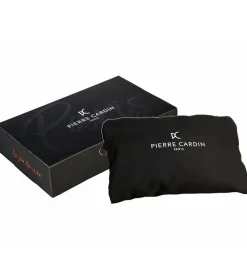 Herrenuhren|Herrenuhren*Pierre Cardin Herren Armband-Uhr mit Multi-Ziffernblatt analoge Quarz-Uhr mit Leder-Armband 3ATM 44mm CPI.2023 Schwarz/Silber