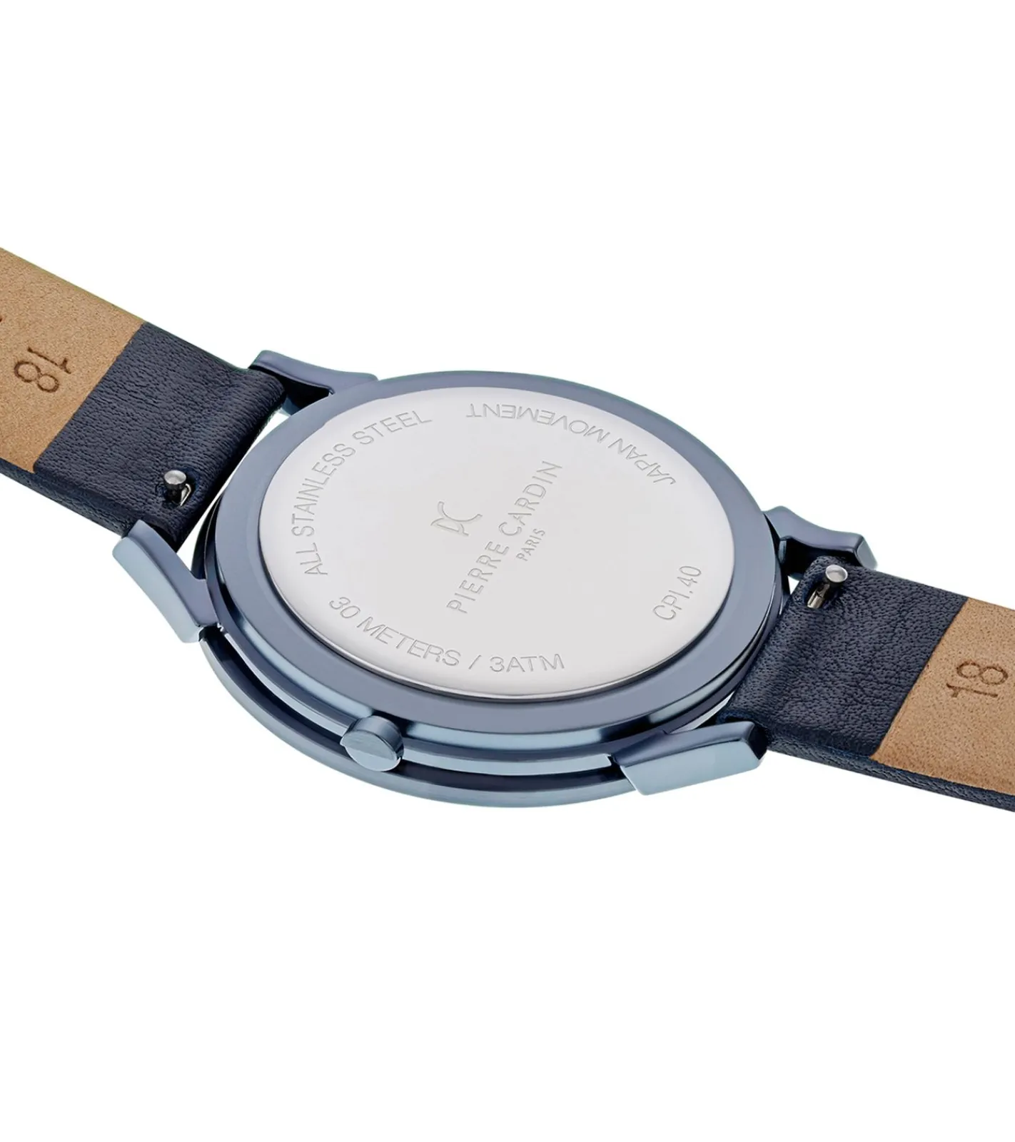 Herrenuhren|Herrenuhren*Pierre Cardin Herren Armband-Uhr analoge Quarz-Uhr mit Leder-Armband 3ATM 40mm Schwarz oder Blau