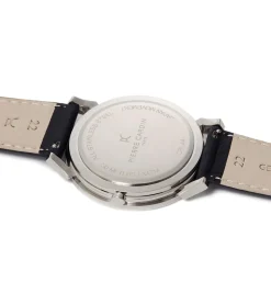 Herrenuhren|Herrenuhren*Pierre Cardin Herren Armband-Uhr mit Multi-Ziffernblatt analoge Quarz-Uhr mit Leder-Armband 3ATM 44mm CPI.2029 Silber/Schwarz