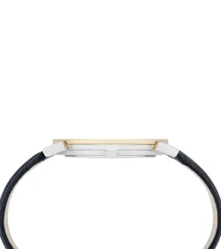 Herrenuhren|Herrenuhren*Pierre Cardin Herren Armband-Uhr in Geschenkbox analoge Quarz-Uhr mit Leder-Armband 3ATM 40mm CPI.2015 Silber/Gold/Schwarz