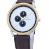 Herrenuhren|Herrenuhren*Pierre Cardin Herren Armband-Uhr mit Multi-Ziffernblatt analoge Quarz-Uhr mit Leder-Armband 3ATM 44mm CPI.2061 Braun/Gold/Silber
