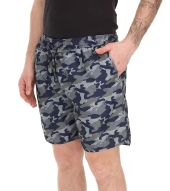 Nachtwäsche & Bademode*Pierre Cardin Herren Camouflage Schwimm-Hose Badehose Schwimm-Shorts Blau/Khaki-Grün, Khaki/Grün, Navy/Rot oder Navy/Pink