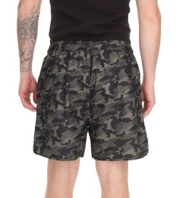 Nachtwäsche & Bademode*Pierre Cardin Herren Camouflage Schwimm-Hose Badehose Schwimm-Shorts Blau/Khaki-Grün, Khaki/Grün, Navy/Rot oder Navy/Pink