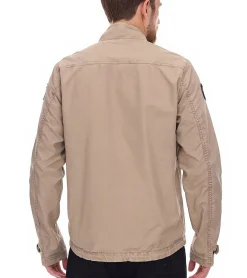 Jacken & Mäntel*PME LEGEND RIPPACK 2.0 Herren stylische Baumwoll-Jacke trendige Übergangs-Jacke mit Stehkragen PJA2202197 8013 Braun/Schwarz