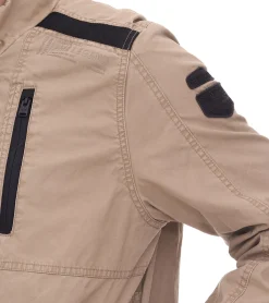 Jacken & Mäntel*PME LEGEND RIPPACK 2.0 Herren stylische Baumwoll-Jacke trendige Übergangs-Jacke mit Stehkragen PJA2202197 8013 Braun/Schwarz