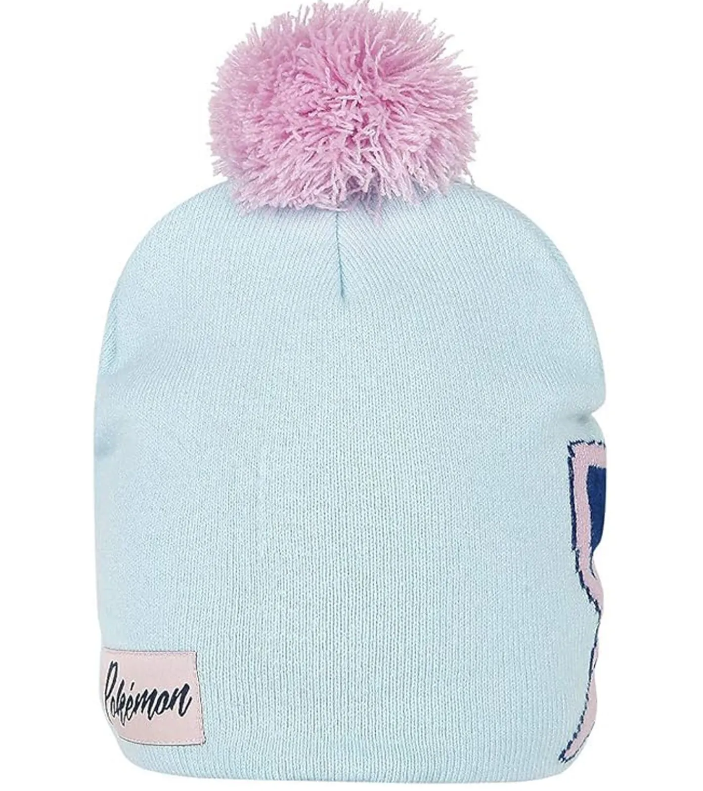 Caps & Mützen*BioworldMerch POKEMON Beanie mit Bommel im Pummeluff Design Gaming-Mütze Strick-Beanie Fan-Artikel KC160211POK Blau/Rosa