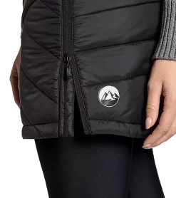 Wintersport|Röcke*POLARINO Damen Rock wind-und wasserabweisender Outdoor-Rock Stepp-Rock 16768103 Schwarz