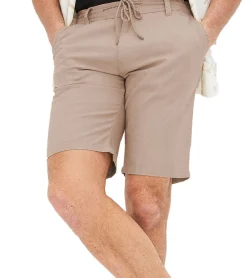 Shorts & Bermudas*O46bpx praktische Herren Chino-Bermuda aus Leinen Sommer-Hose Stoff-Shorts 947032 Beige