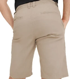 Shorts & Bermudas*O46bpx praktische Herren Chino-Bermuda aus Leinen Sommer-Hose Stoff-Shorts 947032 Beige