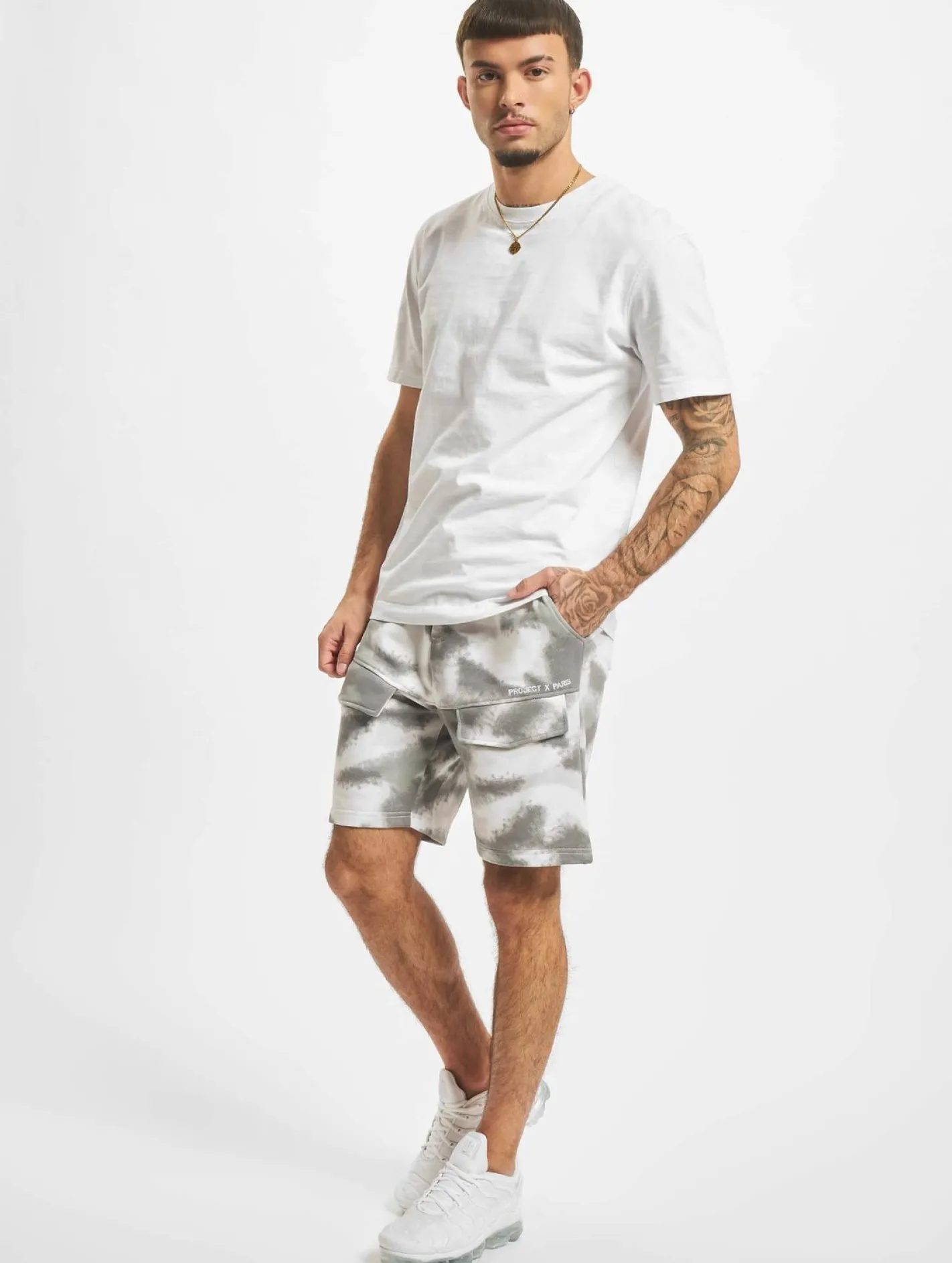 Shorts & Bermudas*Project X Paris Abstract Camouflage Shorts grau