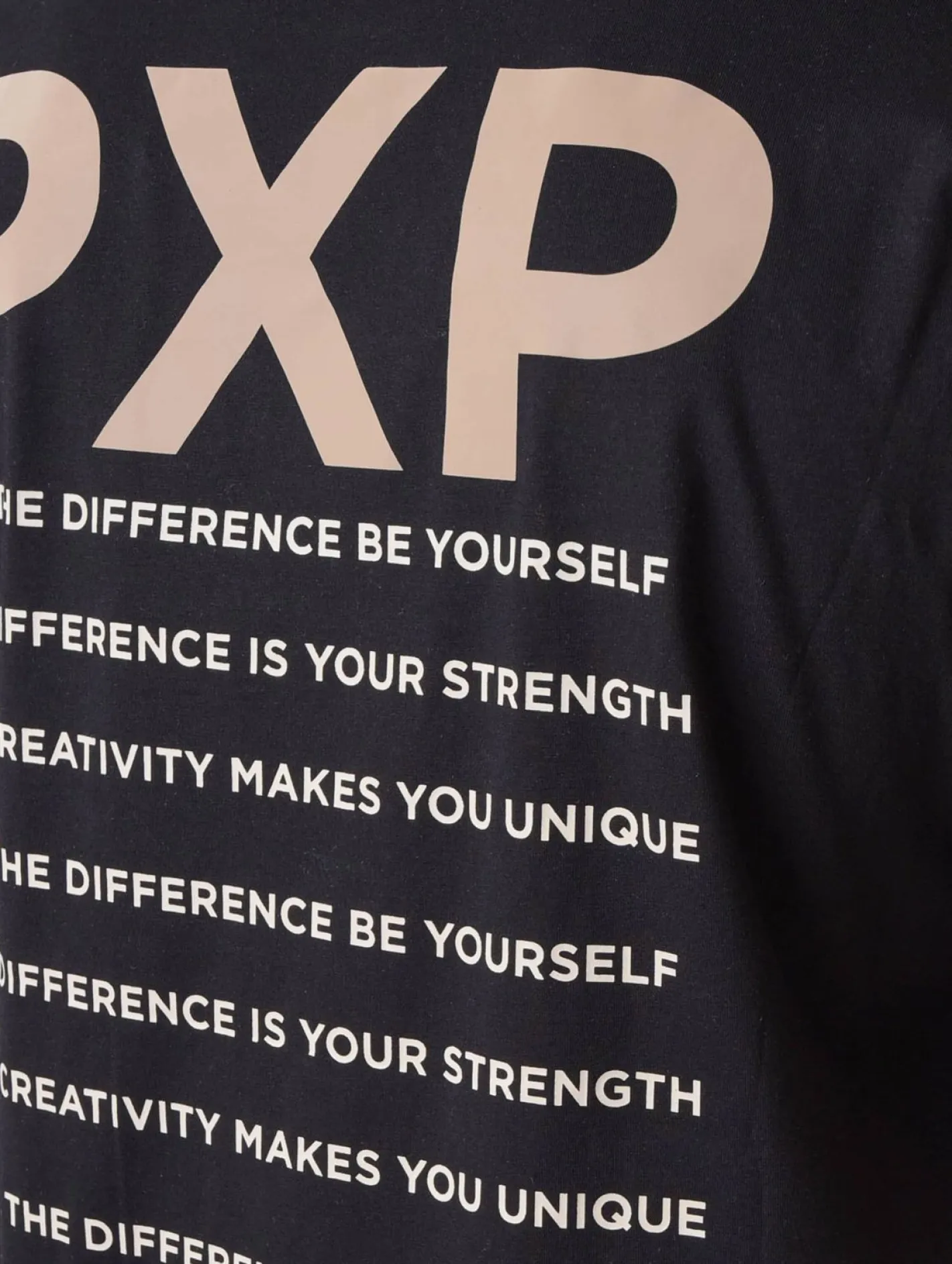 T-Shirts & Tank Tops*Project X Paris Reflektierendes Schriftdesign T-Shirt schwarz