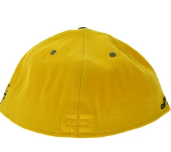 Caps & Mützen*BioworldMerch PUBLIC ENEMY Unisex Flatrim-Cap mit Logo-Stickerei Baseball-Cap TC109818PE Grün/Schwarz/Orange