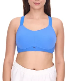Unterwäsche|Sportoberbekleidung*PUMA Active Bra Damen Sport-BH mit High-Support-Funktion Trainings-Bustier 935282 02 Blau