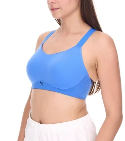 Unterwäsche|Sportoberbekleidung*PUMA Active Bra Damen Sport-BH mit High-Support-Funktion Trainings-Bustier 935282 02 Blau