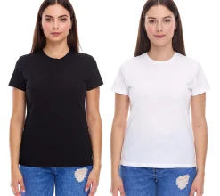 Fitnessmode & Jogginghosen|Tops & T-Shirts*PUMA Blank Base Damen T-Shirt nachhaltiges Baumwoll-Shirt Sport-Shirt Fitness-Shirt 678258 Schwarz oder Weiß