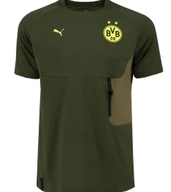 T-Shirts & Tank Tops|Sportoberbekleidung*PUMA Borussia Dortmund tech T-Shirt Pocket 2024-2025 Herren T-Shirt BVB Fan-Shirt 778792 10 Dunkelgrün