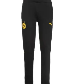 Sportunterbekleidung|Jogginghosen & Fitnessmode*PUMA BVB Casuals Pants Herren Sweat-Hose Borussia Dortmund Baumwoll-Fanwear 771843 02 Schwarz
