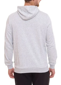 Pullover & Sweater*PUMA ESS Logo Herren stylischer Kapuzen-Pullover Baumwoll-Hoodie mit Logo auf der Brust 679631 , Blau Grau