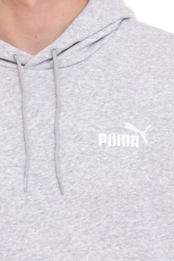 Pullover & Sweater*PUMA ESS Logo Herren stylischer Kapuzen-Pullover Baumwoll-Hoodie mit Logo auf der Brust 679631 , Schwarz, Blau Grau