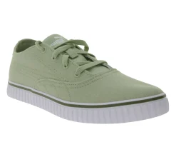 Sneaker & Turnschuhe*PUMA Ever Tekkie Damen und Herren Schuhe modische Sneaker Stoff-Schuhe 383032 02 Olivgrün