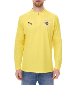 Pullover & Sweater|Sportoberbekleidung*PUMA Fenerbahce Istanbul 1/4 Zip Top Herren Trainings-Shirt Sport-Shirt mit DryCell 778123 11 Gelb