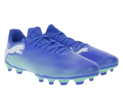 Fußballschuhe|Ballsport*PUMA FUTURE 7 PLAY FG/AG Fußball-Schuhe Trainings-Schuhe Sport-Schuhe Schnür-Schuhe Fitness-Zubehör 107939 01 Blau/Grün