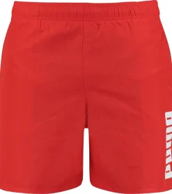 Nachtwäsche & Bademode*PUMA Herren Bade-Shorts Sommer-Shorts mit Taschen stylische Schwimm-Hose Bademode Schwarz oder Rot