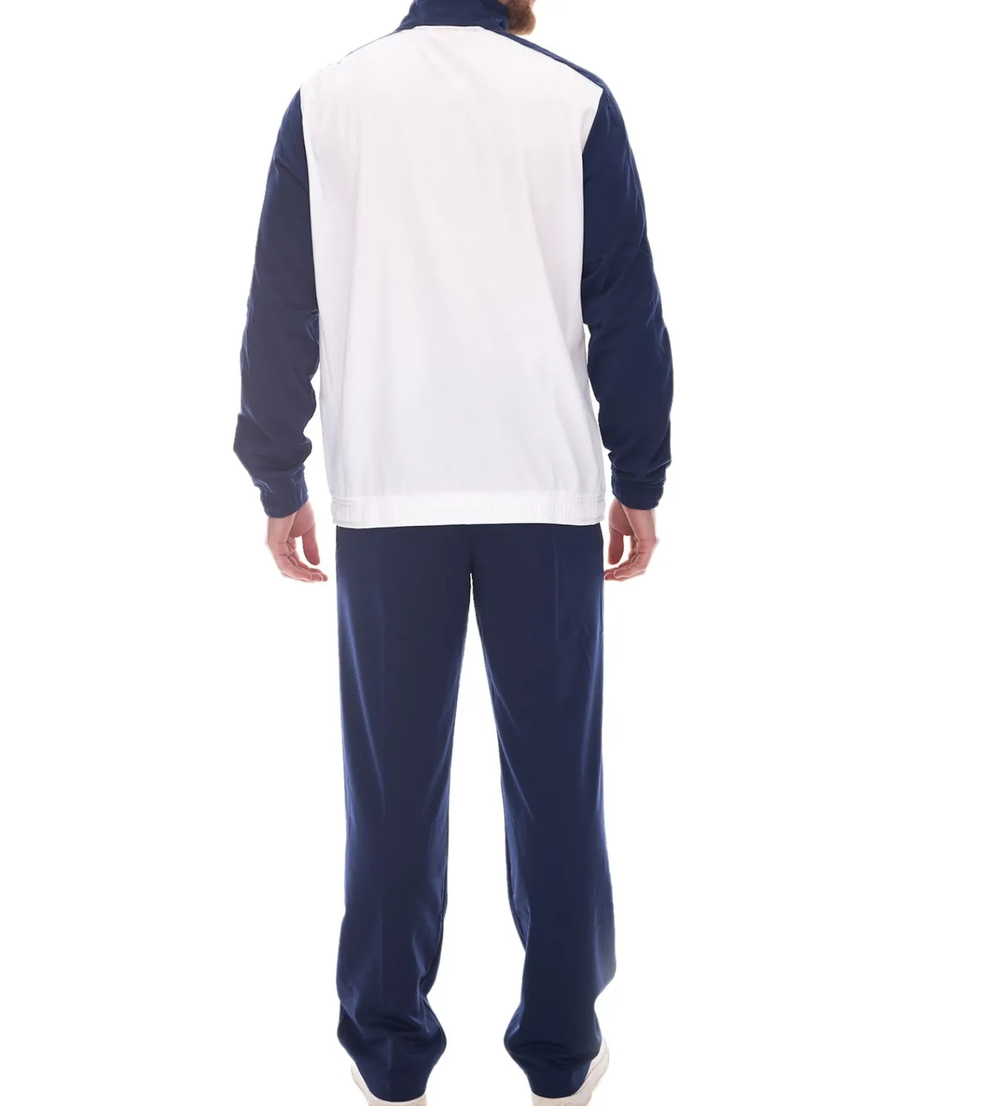 Sportoberbekleidung|Jogginghosen & Fitnessmode*PUMA Herren Trainings-Anzug trendiger Sport-Anzug Fitness-Anzug 831779 02 Weiß/Dunkelblau