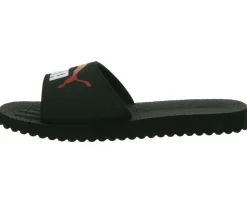 Zehentrenner & Sandalen|Sandalen & Zehentrenner*PUMA Purecat Bade-Latschen für Damen und Herren Sommer-Schlappen mit EVA-Sohle 360262 Schwarz, Weiß oder Rosa