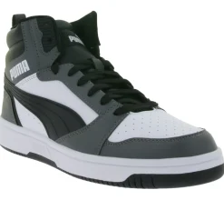Sneaker & Turnschuhe|Turnschuhe & Sneaker*PUMA Rebound V6 High-Top Sneaker nachhaltige Damen und Herren Turnschuhe mit Softfoam+ 392326 03 Grau/Weiß