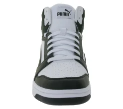 Sneaker & Turnschuhe|Turnschuhe & Sneaker*PUMA Rebound V6 High-Top Sneaker nachhaltige Damen und Herren Turnschuhe mit Softfoam+ Basketball 392326 in Schwarz/Weiß oder Grau/Weiß
