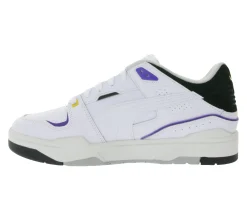 Sneaker & Turnschuhe|Turnschuhe & Sneaker*PUMA SLIPSTREAM Echtleder-Schuhe im Retro-Vibe Freizeit-Sneaker mit farbigen Akzenten Schnür-Schuhe 39326602 Weiß/Lila