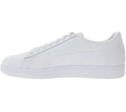 Sneaker & Turnschuhe|Turnschuhe & Sneaker*PUMA Smash V2 Freizeit-Sneaker im Tennis-Look Leder-Turnschuhe Basic-Schuhe Schnür-Schuhe 365215 07 Weiß