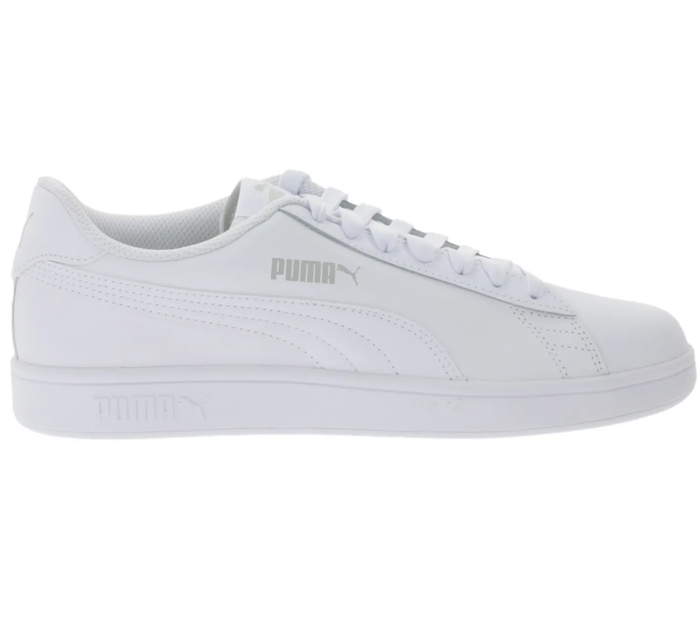 Sneaker & Turnschuhe|Turnschuhe & Sneaker*PUMA Smash V2 Freizeit-Sneaker im Tennis-Look Leder-Turnschuhe Basic-Schuhe Schnür-Schuhe 365215 07 Weiß