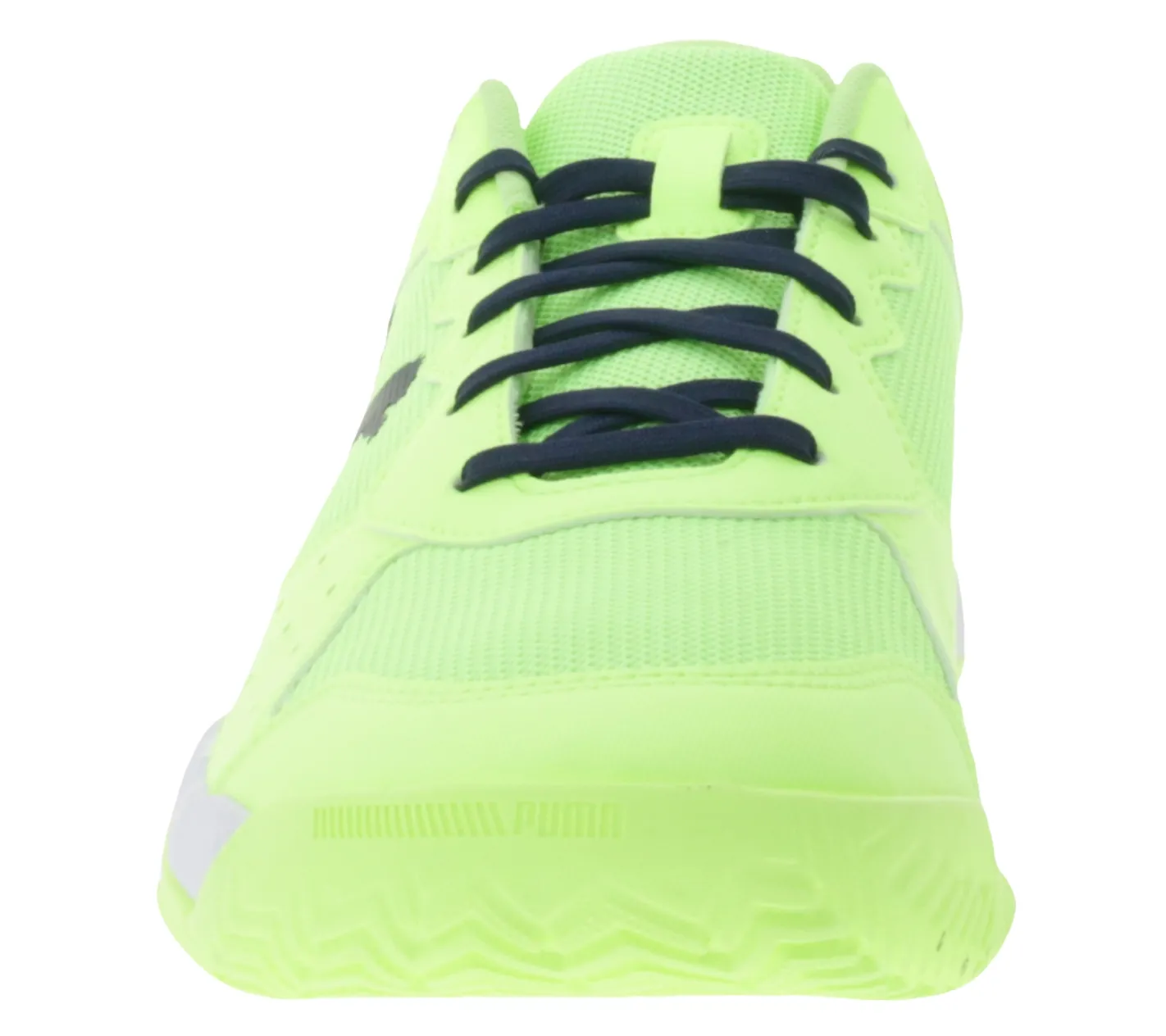 Hallenschuhe|Sneaker & Turnschuhe*PUMA Solarsmash RCT Damen & Herren Hallenschuhe atmungsaktive Sport-Schuhe mit EVA Sohle Paddle-Schuhe Tennis-Schuhe 107297 01 Gelb