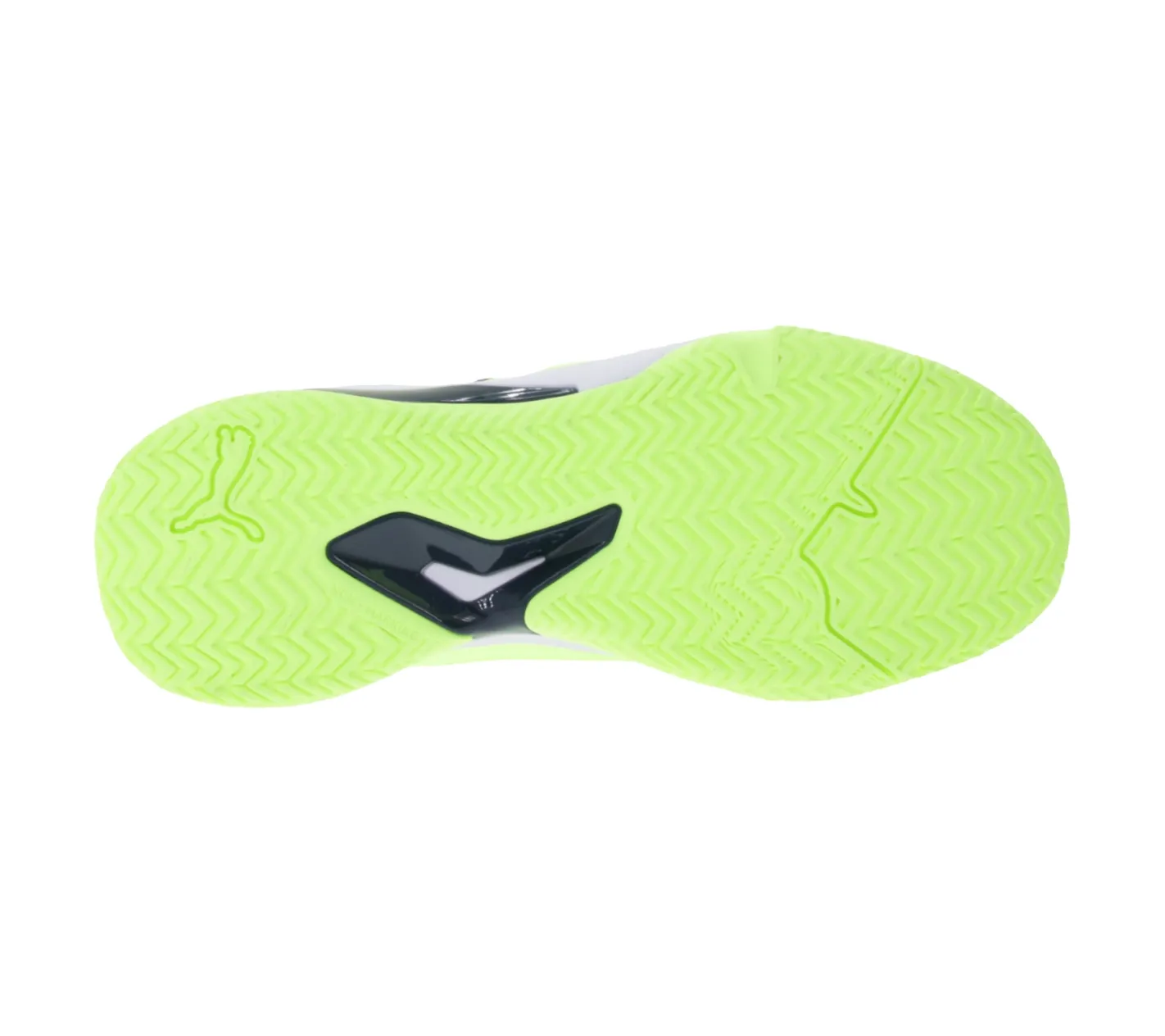 Hallenschuhe|Sneaker & Turnschuhe*PUMA Solarsmash RCT Damen & Herren Hallenschuhe atmungsaktive Sport-Schuhe mit EVA Sohle Paddle-Schuhe Tennis-Schuhe 107297 01 Gelb