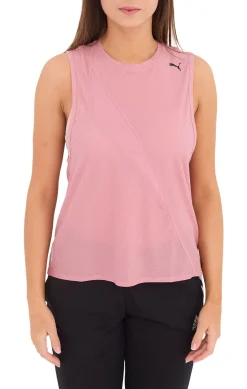 Sportoberbekleidung|Fitnessmode & Jogginghosen*PUMA Train Pearl Mesh Tank Damen Tank-Top Sport-Top mit dryCELL 519558 04 Rosa
