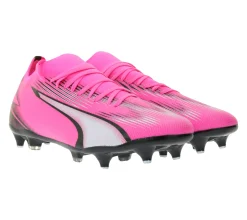 Fußballschuhe|Ballsport*PUMA Ultra Match Mxsg Fußball-Schuhe Schraubstollen-Schuhe mit GripControl Pro-Technologie Trainings-Schuhe Schnür-Schuhe 107753 01 Pink/Schwarz