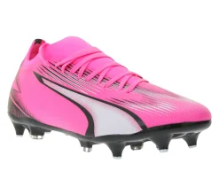 Fußballschuhe|Ballsport*PUMA Ultra Match Mxsg Fußball-Schuhe Schraubstollen-Schuhe mit GripControl Pro-Technologie Trainings-Schuhe Schnür-Schuhe 107753 01 Pink/Schwarz