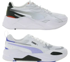 Sneaker & Turnschuhe*PUMA X Ferrari Race RS-X oder X-Ray 2 Alltags-Sneaker Freizeit-Schuhe Schnür-Schuhe Motorsport Weiß/Schwarz/Rot oder Weiß/Silber/Blau X-Ray 2 Weiß/Silber/Blau