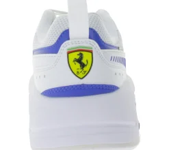 Sneaker & Turnschuhe*PUMA X Ferrari Race X-Ray 2 Alltags-Sneaker Freizeit-Schuhe Schnür-Schuhe Motorsport 306553 03 Weiß/Silber/Blau