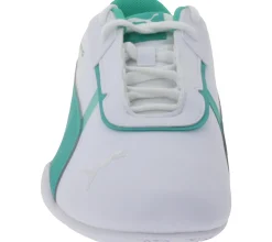 Sneaker & Turnschuhe*PUMA X Mercedes MAPF1 R-Cat Machina F1 Petronas AMG Damen Freizeit-Sneaker Alltags-Turnschuhe Schnür-Schuhe 306846 09 Weiß/Grün