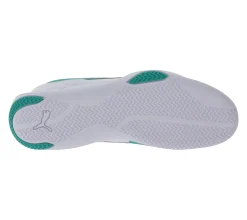 Sneaker & Turnschuhe*PUMA X Mercedes MAPF1 R-Cat Machina F1 Petronas AMG Damen Freizeit-Sneaker Alltags-Turnschuhe Schnür-Schuhe 306846 09 Weiß/Grün
