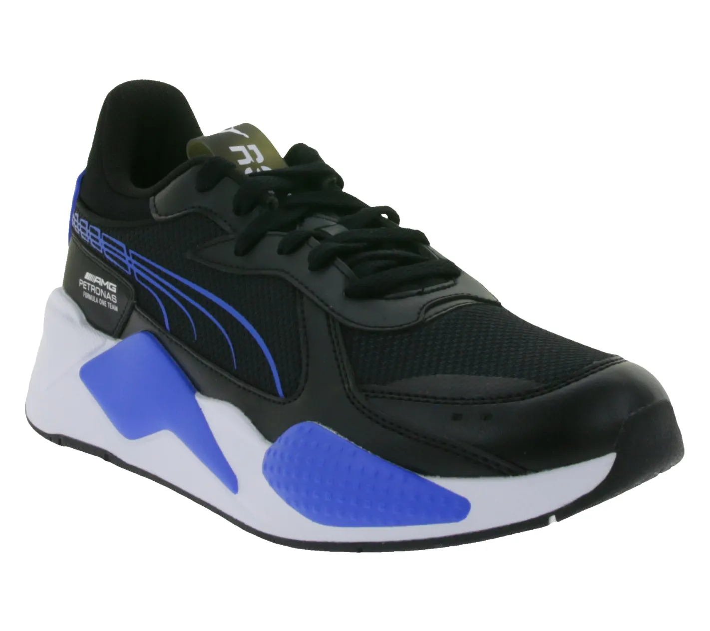 Sneaker & Turnschuhe|Turnschuhe & Sneaker*PUMA X Mercedes MAPF1 RS-X F1 Petronas AMG Freizeit-Sneaker Alltags-Turnschuhe Schnür-Schuhe 307853 02 Schwarz/Weiß/Blau