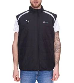 Jacken & Mäntel*PUMA X Mercedes-Benz AMG Petronas F1 Herren Stepp-Weste Herbst-Weste Übergangs-Jacke 622133 01 Schwarz
